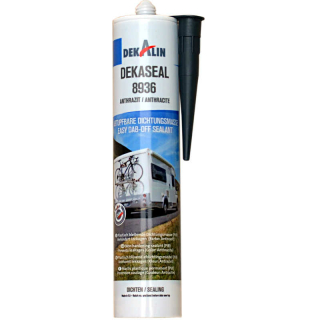 Dekalin Dekaseal 8936 310 ml cartridge sealant anthracite can be dabbed off