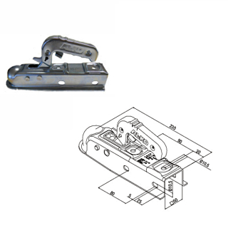 ALKO AK 7 version D square 50 mm with 4 holes special version