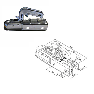 ALKO AK 7 version E square 60 mm with 4 holes special version