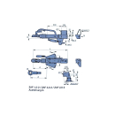 BPW casserole. ZAF 3.0-3 1800-2800 kg Hole pattern: FV 120 mm, FH 167-217 mm