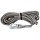 DYNA fiber rope gray with sewn-in load hook Ø 8 mm, length 10 m