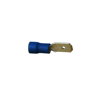 Flat plug 35136, insulated, blue, 1.00 - 2.50 qmm