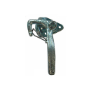 Right angle lever lock, size 0, galvanized, spring lock