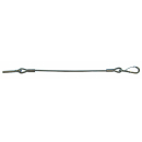 Side wall holding rope screw M 8 / snap hook length 380 mm