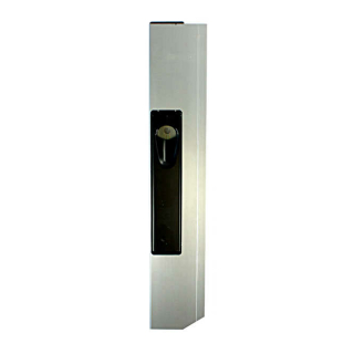 Drop side locks without stop, anodized aluminum 400 mm left