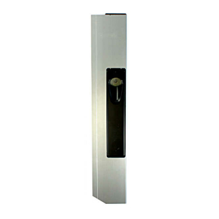 Drop side locks without stop, anodized aluminum 400 mm on the right