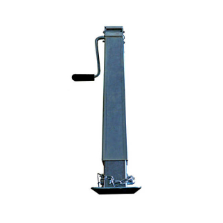 Support foot with crank tube Ø 70 mm square support load 1500 kg