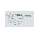 AL-KO AE type 2.8VB1 / -C 2500-3500 kg, installation above / below RB: 3062/3081