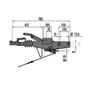 AL-KO overrun device 60S / 2 450-750kg 1636G / 1637 square tube 70mm