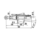 AL-KO AE with DIN eyelet 161 S 950-1600 kg above installation 1637/2051