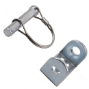 SPP - Hinge bracket with spring clip bolt, ZU-02 A