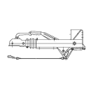 WAP overrun device type 35 / 35.2, total weight: 1750-2700kg, flange m. 130/210/160