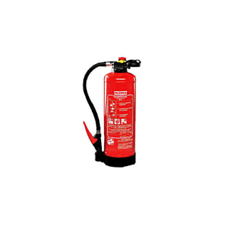 Powder extinguisher PSE 6 GA with wall bracket