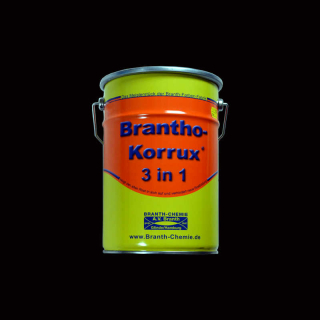 Brantho Korrux "3 in 1" 5 liters deep black RAL 9005