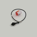 Light disk head red / white with socket