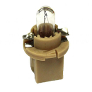 Plastic base lamp 24V 1.2W yellow BAX 10 d