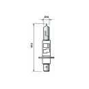 Bulb Narva H1 12V 55W socket p14,5s