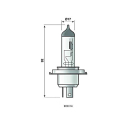 Bulb Osram Bilux 12V 60 / 55W socket P43t