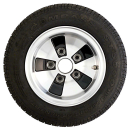 Alu-complete wheel 185R-14C 8PR alloy rim 6Jx14, 112x5