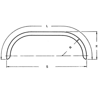 Double axle mudguard profile 40