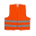 Safety vests with 2 reflective strips each