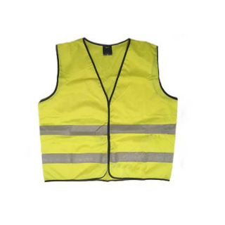 Safety vests with 2 yellow reflective stripes each