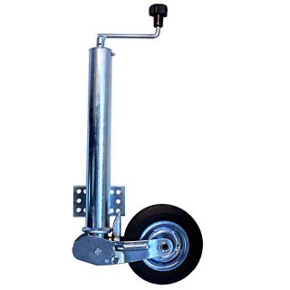 Support wheel 250 kg vz. fully automatic solid rubber steel rim 200x60