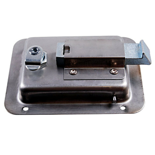 Handle plate lock 140 x 108 x 38 mm without internal operation 2 keys