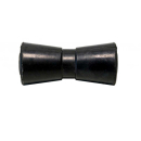 Keel roller V-shape rubber axle-Ø 17 mm, length...