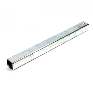 Square tube galvanized 34 x 34 x 400 mm