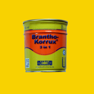 Brantho Korrux "3 in 1" 0.75 liter can traffic yellow RAL 1023