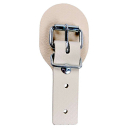 Buckle cap with base 20 x 85 mm, beige, plastic