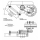 Axle shock absorber pneumatics green single axle / tandem axle 1300/2500 kg