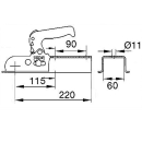 Albe Berndes EM 80 V version F 60 mm square M10