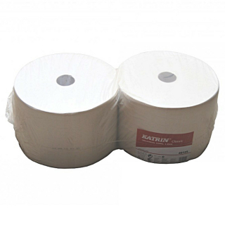 Cleaning paper 1 ply, sheet size 28 x 38 cm, white, 2 rolls of 2500 sheets each