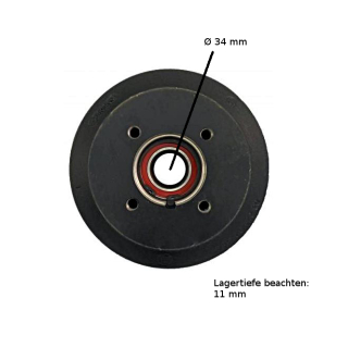 BPW 200 x 50, wheel connection 100 x 4 holes S 2005-7 RASK ECO