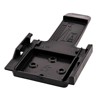 Wedge holder for plastic chock Color: black