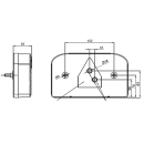 Multifunctional light with bayonet connection with RFS, KZL, right