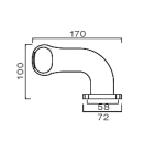 Superpoint 2 clearance light left, red-white, SML, Earpoint version